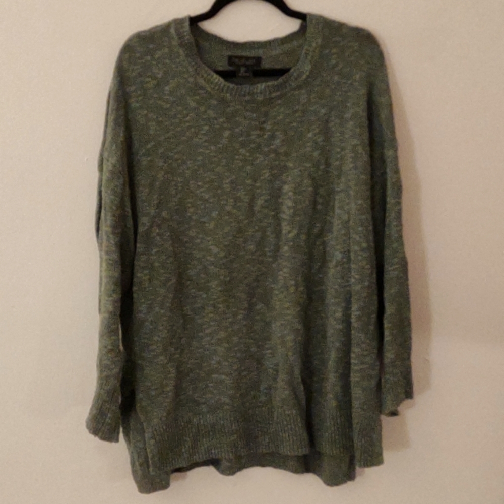 Rachel Zoe Green Sweater Tunic, size L